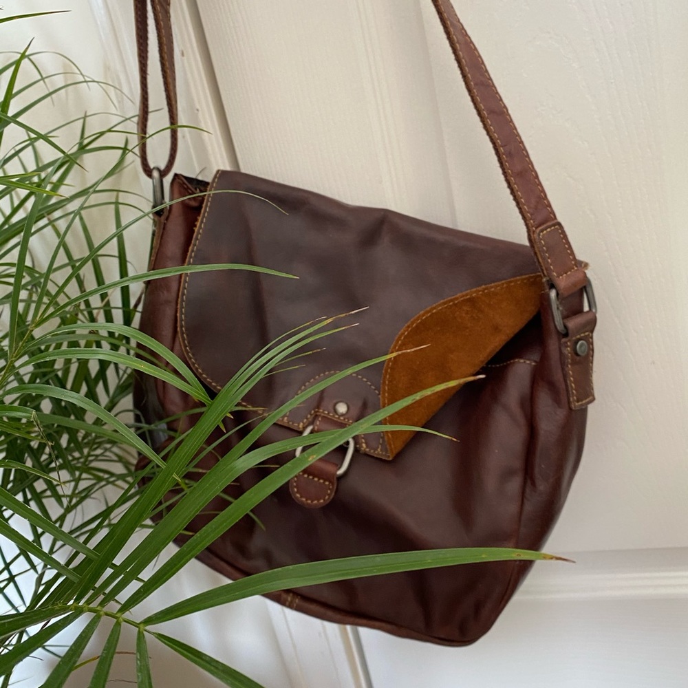 Brown Leather Bag New